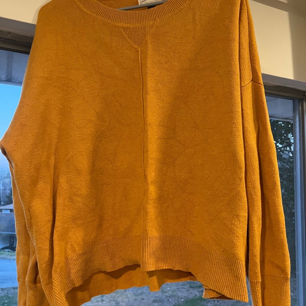 Mustard Crew Neck Sweater